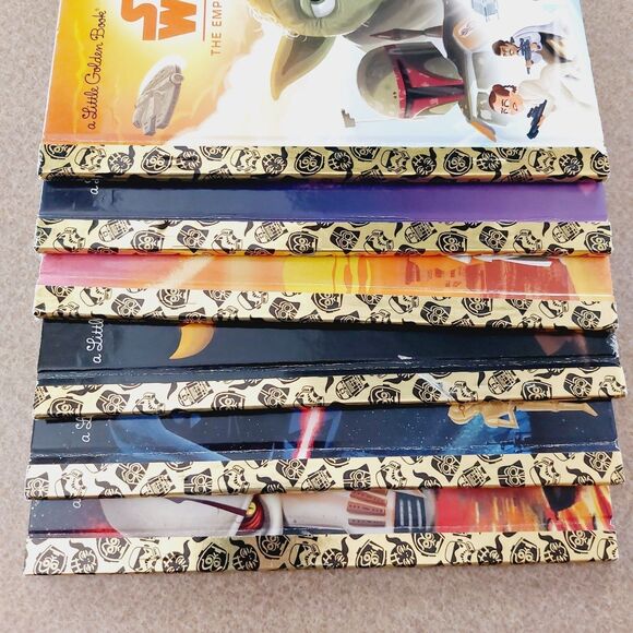 Star Wars Little Golden Book Library Boxed Set Trilogy Hardcover Set of 6 - Picture 9 of 11